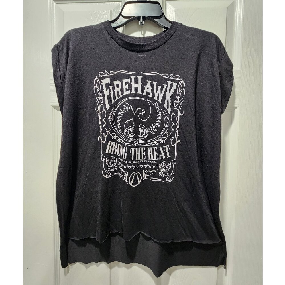 Borderlands Gearbox Firehawk cropped sleeve shirt Large